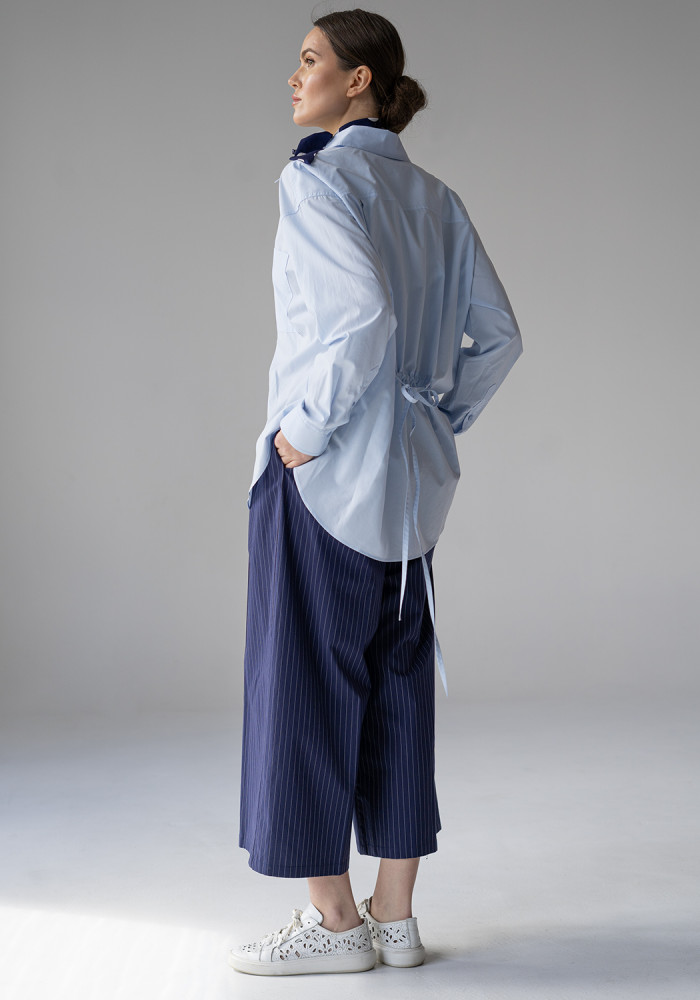 Oversized shirt "Pisa-26" blue Krisstel Oversized shirt "Pisa-26" blue Krisstel